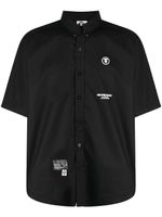 AAPE BY *A BATHING APE® chemise à patch logo - Noir - thumbnail