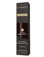 L'ANZA Rapid Bond Reconstructor - Keratine Haarbehandeling Olie Haarverzorging Repair Behandeling IV Complex Haarbehandeling voor Beschadigd Haar, Vegan Haar & Gespleten Punten Repair Serum (100ml)
