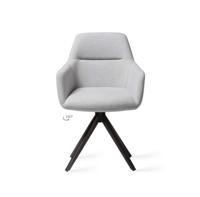 Jesper Home Eetkamerstoel 'Kinko' Turn Black, Draaibaar, kleur Cloud