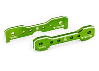 Traxxas - Tie bars, front, 7075-T6 aluminum (green-anodized) (TRX-9629G)