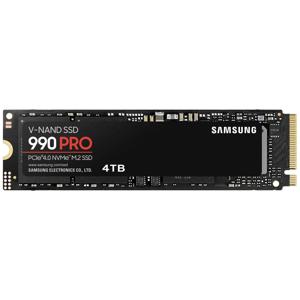 Samsung 990 PRO 4 TB NVMe/PCIe M.2 SSD 2280 harde schijf PCIe NVMe 4.0 x4 Retail MZ-V9P4T0BW