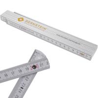 BERNSTEIN 7-502 duimstok, 2 m (hout), wit