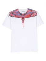 Marcelo Burlon County Of Milan Kids t-shirt Lunar Wings en coton - Blanc