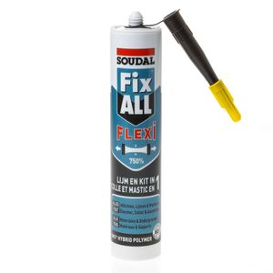 Soudal fix-all kit zwart 290ml