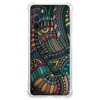 OPPO A16 | A16s | A54s Doorzichtige Silicone Hoesje Aztec - thumbnail