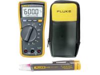 Fluke 115+LVD2+C90 Multimeter Digitaal CAT III 600 V Weergave (counts): 6000