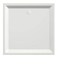 Xenz Society douchebak 100x100x12cm rechthoek Acryl Edelweiss 6876-03