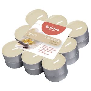 Bolsius geurtheelicht true scents vanilla 18 stuks