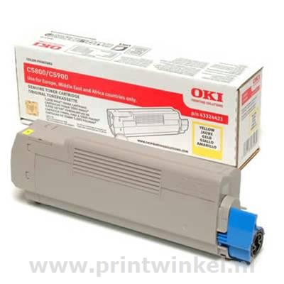 OKI 43324421 toner geel (origineel)