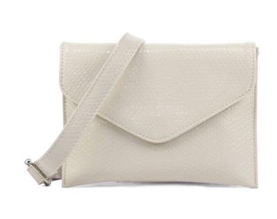 Hvisk Dames Clutches in Lak (Wit)