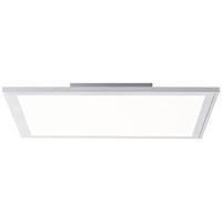 Brillant | Flat LED plafondpaneel 40x40cm zilver | 1x LED geïntegreerd, 24W LED geïntegreerd, (2500lm, 2800-6500K)