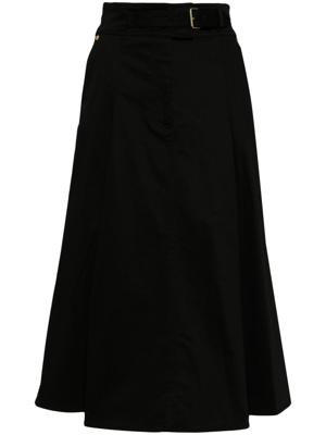 Carolina Herrera Geplooide midi-rok - Zwart
