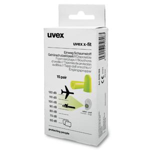 uvex 2112133 x-fit Oordoppen 37 dB Eenmalig gebruik 15 paar