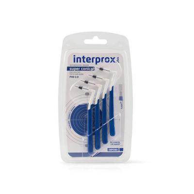 Interprox Super Conical Donkerblauw PHD 2.0 4 Stuks