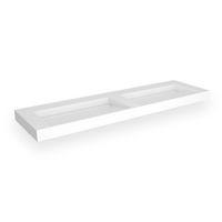 Opbouw Wastafel EH Design Stretto 1605x455x80 mm Solid Surface Mat Wit EH Design