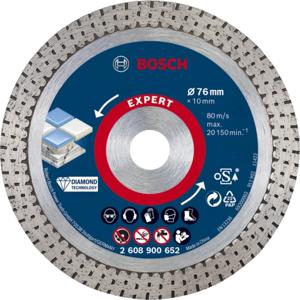 Bosch Accessories 2608900652 EXPERT HardCeramic Diamanten doorslijpschijf Diameter 76 mm Boordiameter 10 mm Steen, Beton, Baksteen, Tegels 1 stuk(s)