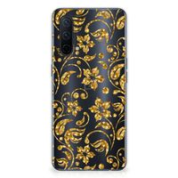 OnePlus Nord CE 5G TPU Case Gouden Bloemen