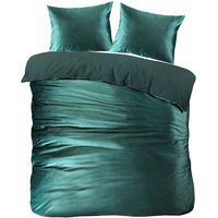 Papillon Uni Dekbedovertrek Velvet Groen-2-persoons (200 x 200/220 cm)