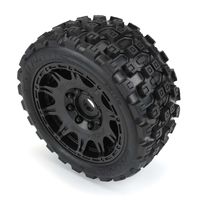 Proline Badlands MX57 banden (2 stuks) op 5.7" zwarte velgen (X-Maxx) (PL10198-10)