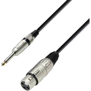 Adam Hall LR20 XLR Verbindingskabel [1x XLR-bus - 1x Jackplug male 6,3 mm] 3.00 m Zwart