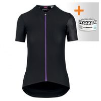 Assos Dyora RS Aero fietsshirt SS zwart dames M - thumbnail