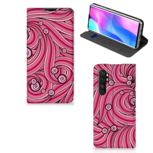 Xiaomi Mi Note 10 Lite Bookcase Swirl Pink