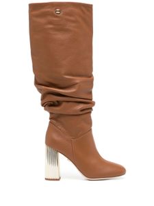 Dee Ocleppo bottes Bethany 95 mm en cuir - Marron