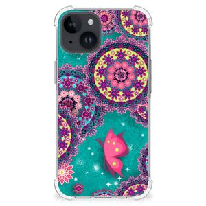 iPhone 15 Back Cover Cirkels en Vlinders