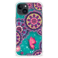 iPhone 15 Back Cover Cirkels en Vlinders