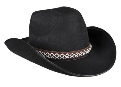 Boland cowboyhoed junior zwart