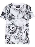 Versace Jeans Couture t-shirt en coton à imprimé Baroque - Blanc - thumbnail