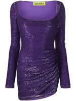 GAUGE81 robe courte à sequins - Violet - thumbnail