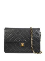 CHANEL Pre-Owned sac porté épaule Half Flap médium (2000) - Noir