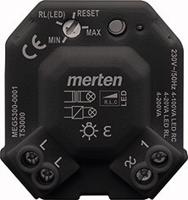 Merten MEG5300-0001 Dimmer (inbouw) Geschikt voor lampen: Halogeenlamp, Gloeilamp, LED-lamp Zwart - thumbnail