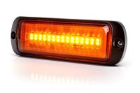 WAS Frontflitser W218 1469 ECO 12 V/DC, 24 V/DC werkt op boordnet Opbouw, Schroefmontage Oranje