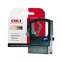 OKI Systems cassette 09002315 kleurlint zwart textiel ML 520/521
