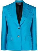 Versace blazer Versace Allover en laine vierge - Bleu