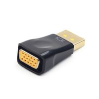 Gembird A-DPM-VGAF-01 DisplayPort VGA Zwart kabeladapter/verloopstukje - thumbnail