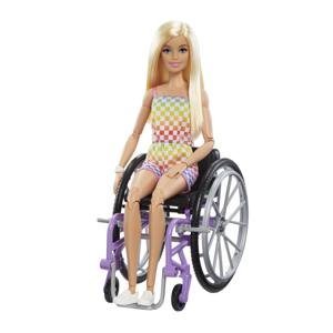 Mattel Fashionistas - Barbie met een paarse rolstoel #194 pop