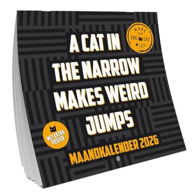 Make that the cat wise Amerikaanse kalender - 2026