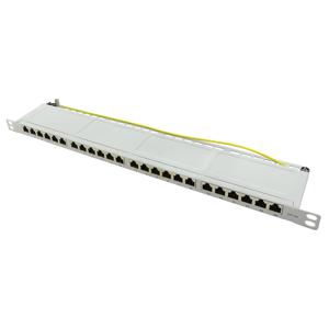 LogiLink NP0062 24 poorten Patchpaneel 483 mm (19) CAT 6A 0.5 HE