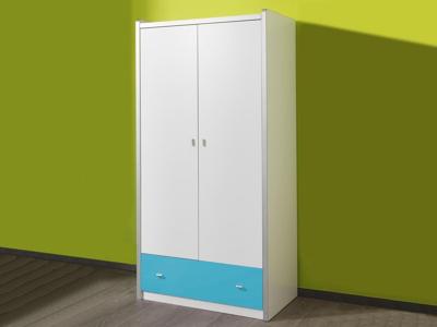Kast BONNY 2 deuren turkoois