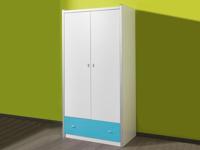 Kast BONNY 2 deuren turkoois