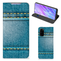 Samsung Galaxy S20 Hippe Standcase Jeans - thumbnail