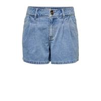 ONLY high waist jeans short ONLDEBBIE blauw