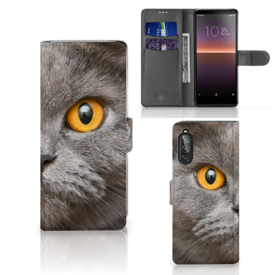 Telefoonhoesje met Pasjes Sony Xperia 10 II Britse Korthaar