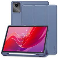 Lenovo Tab M11 Tech-Protect SmartCase Pen Tri-Fold Folio Hoesje - Lavendel - thumbnail