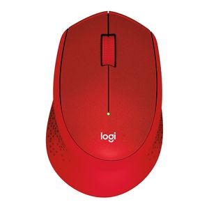 Logitech Mouse M330 Silent Plus Rood Draadloze Muis