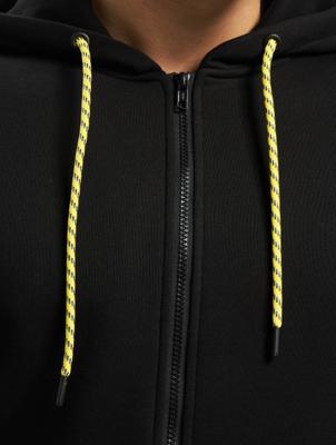 Urban Classics / Sweatvest Contrast Drawstring in zwart