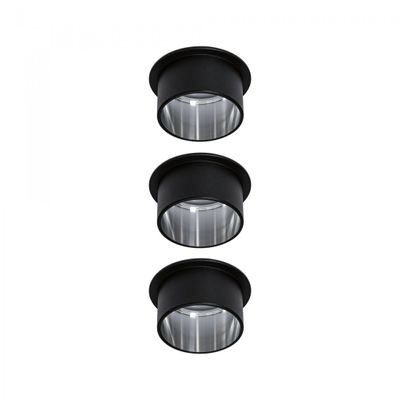 Paulmann 93383 Gil LED-inbouwlamp LED 19.5 W Zwart, IJzer